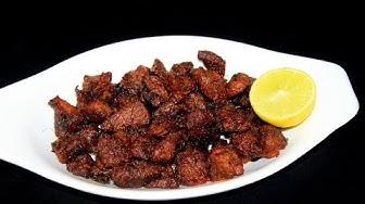 'Video thumbnail for mutton fry recipe-mutton sukka-fried mutton-how to make mutton fry-hyderabadi tala hua gosht'