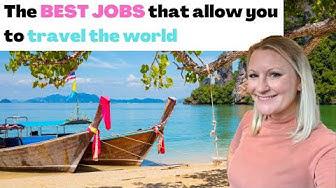 'Video thumbnail for 50 best jobs that allow you to travel the world'