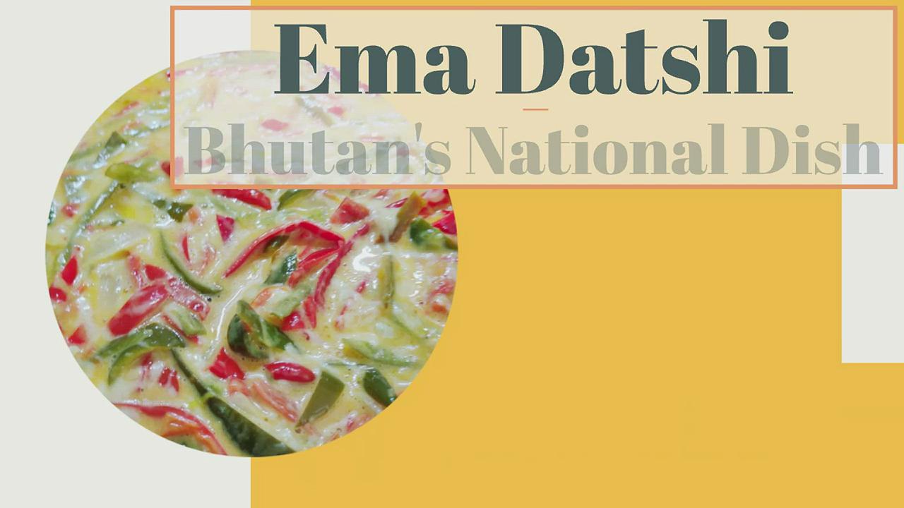 'Video thumbnail for Ema Datshi Bhutanese Chili Cheese Food in Bhutan'
