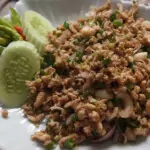Food in Laos Laos food Laotian larb