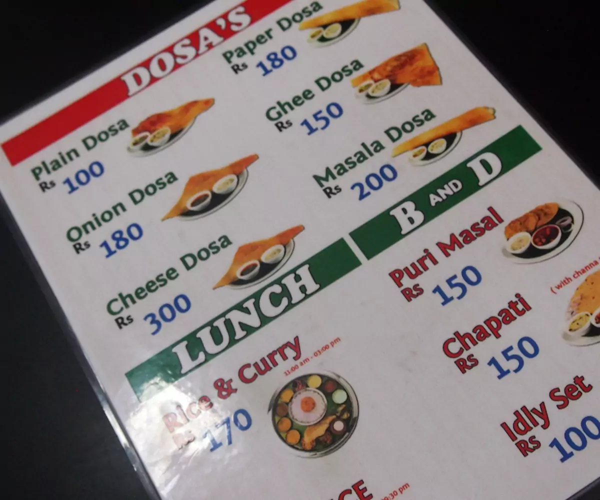 dosa types varieties flavours