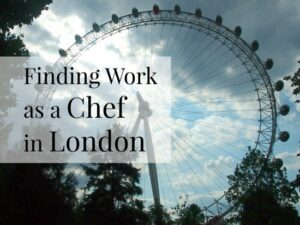 Getting Chef Work in London