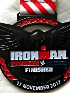 Ironman Malaysia finishers medal