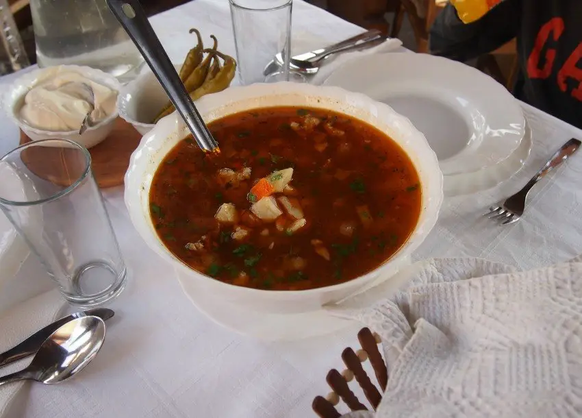 Romanian soup ciorba