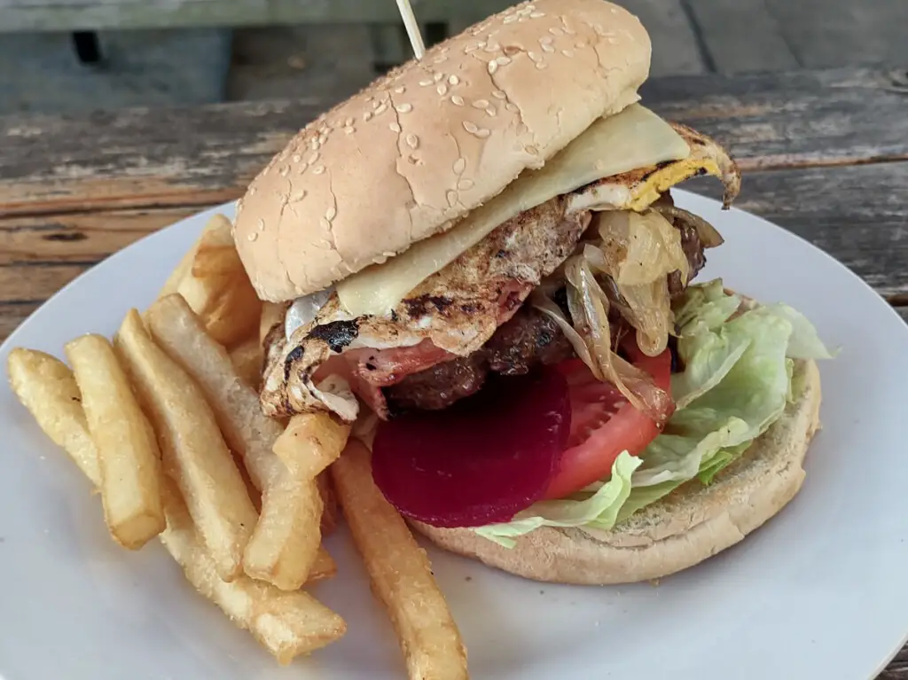 Australian food burger