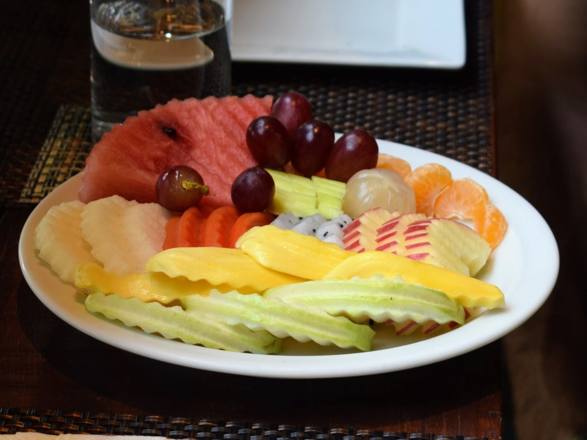 Thailand breakfast fruits