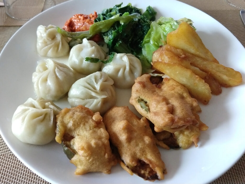 Momos in Bhutan