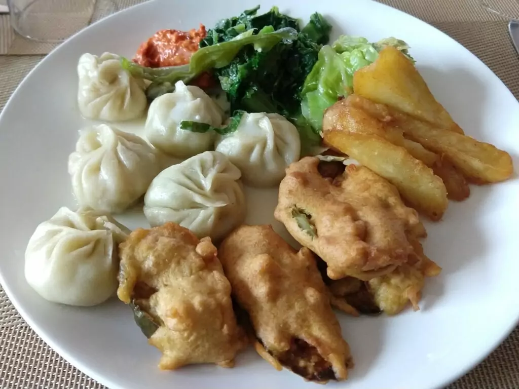 Momos in Bhutan